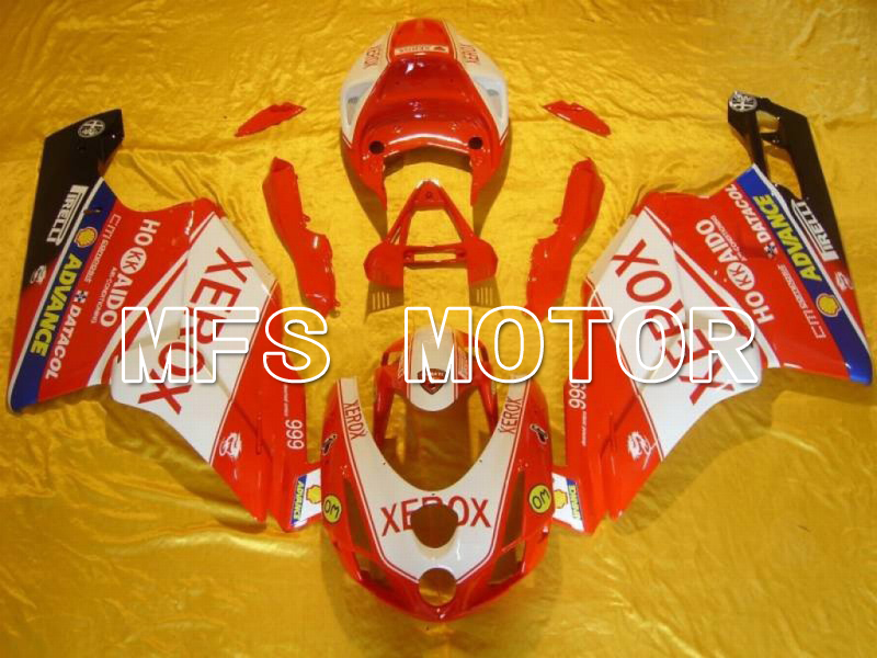 Ducati 749 / 999 2003-2004 Injection ABS Fairing - Xerox - Red White - MFS4655